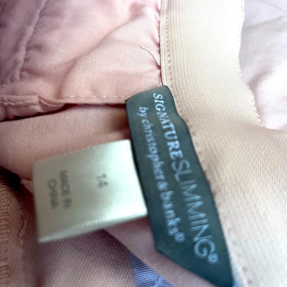 Christopher&Banks Signature Slimming Jeans Pale Pink 14 Gorgeous!💗 - Picture 5 of 5